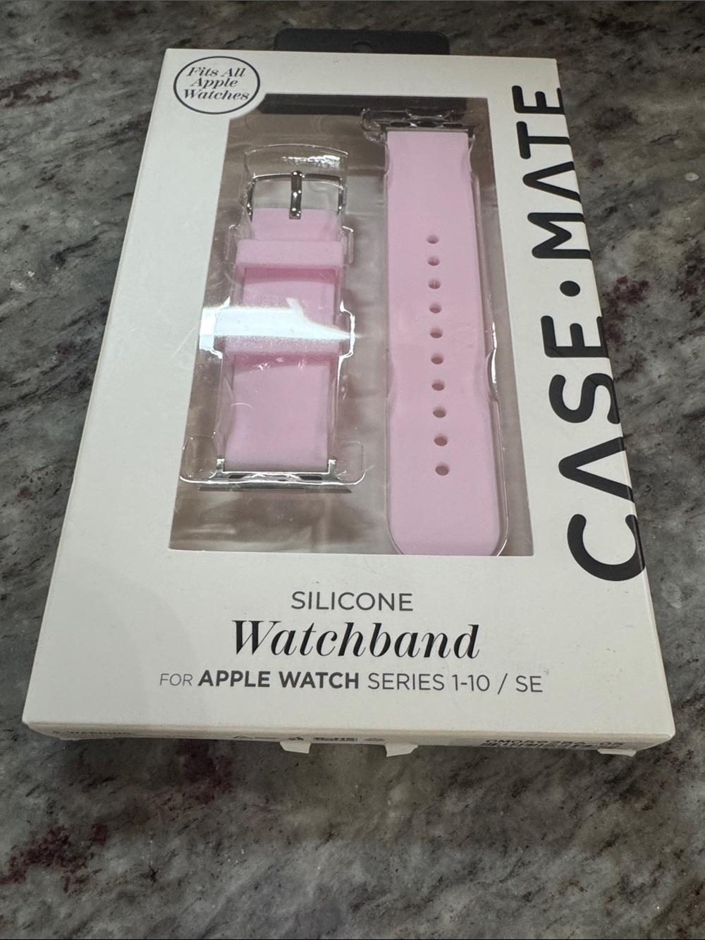 NEW case-mate Light Pink Silicone Watchband for Apple Watch - Picture 2 of 4